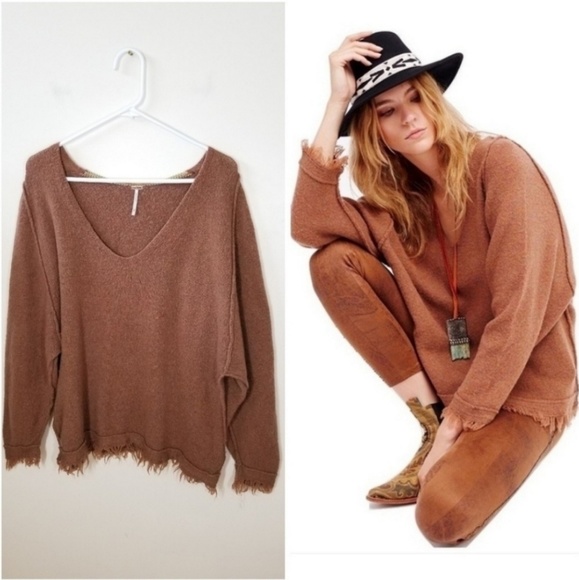 Free People Sweaters - Free People | Irresistible Fringe v-neck sweater